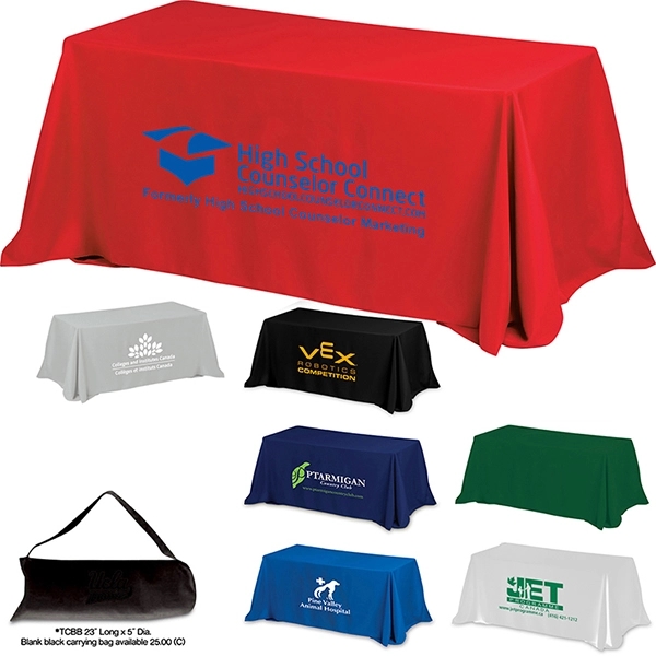 4-Sided Throw Style Table Covers (Spot Color)
