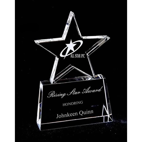 Star Cutout on Base Award