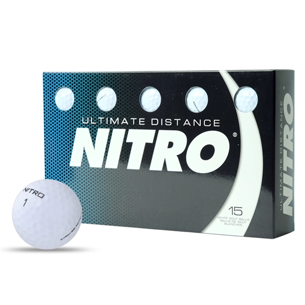 Nitro Ultimate Distance Golf Balls 15-Pack