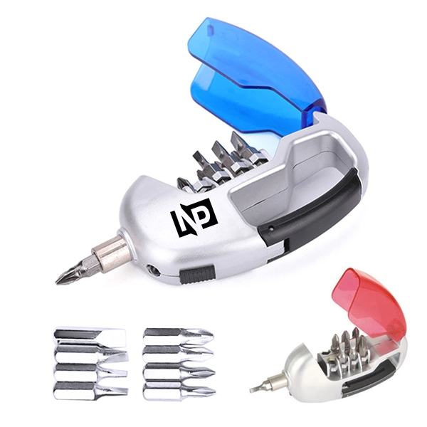 8 In 1 Multi-Function Screwdriver Tool Kit With Led Light