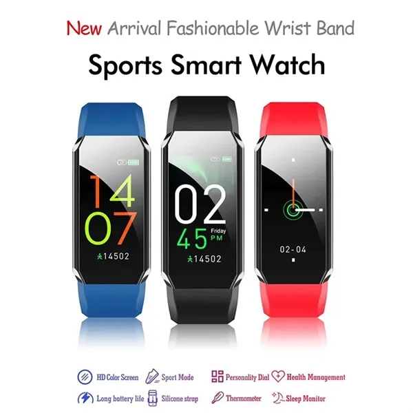Sport Smart Watch with Body Thermometer