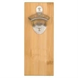 Magnetic Bamboo Wall Mounted Bottle Opener - Brilliant Promos - Be