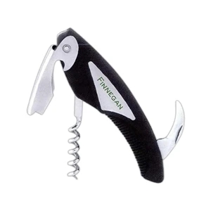 Corkscrew with rubber handle