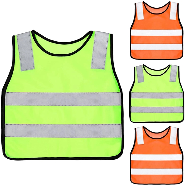 High Visibility Kids Safety Vest MOQ 10 PCS