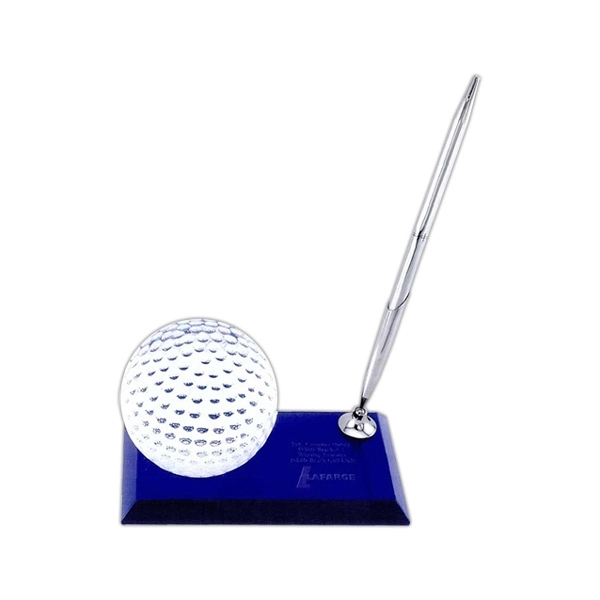 Golf award with pen