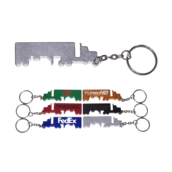 Truck shape keychain