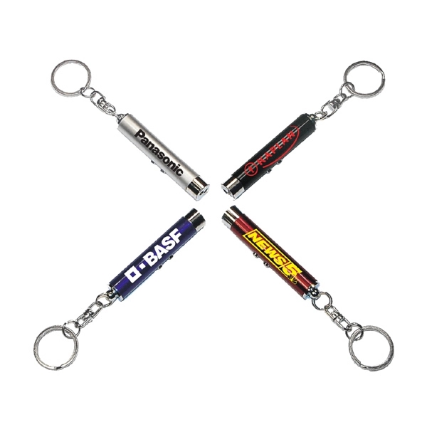 Laser pointer and flashlight key chain - Image 1
