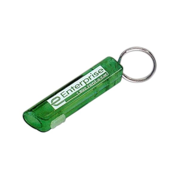 Lip balm with key ring