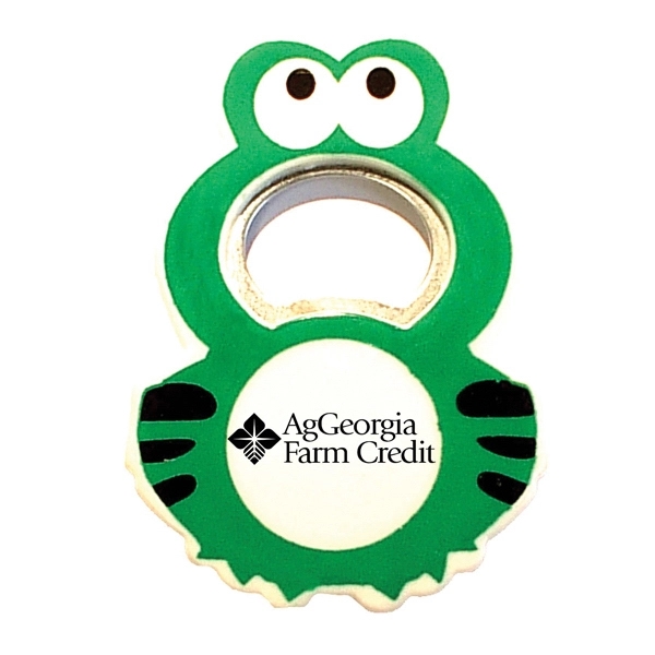 Jumbo size frog shape magnetic bottle opener - Image 1