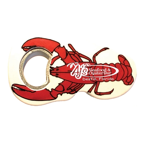 Jumbo size lobster shape magnetic bottle opener - Image 1