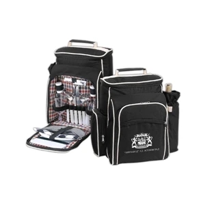 Deluxe picnic backpack for two