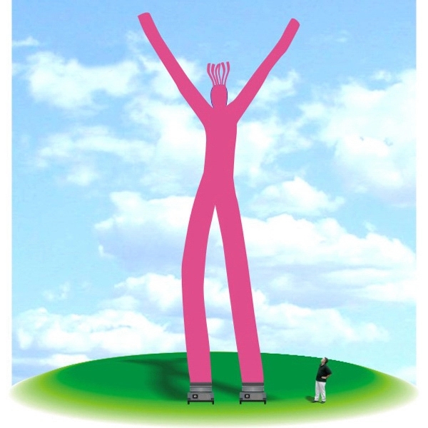 Inflatable 60' tall Fly Guy Tube Air Dancer - Image 4