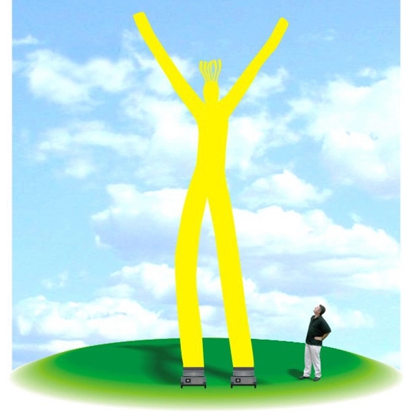 Inflatable 28' tall Fly Guy Tube Air Dancer - Image 2
