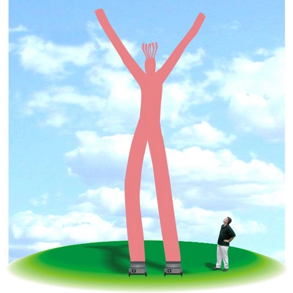 Inflatable 28' tall Fly Guy Tube Air Dancer - Image 13