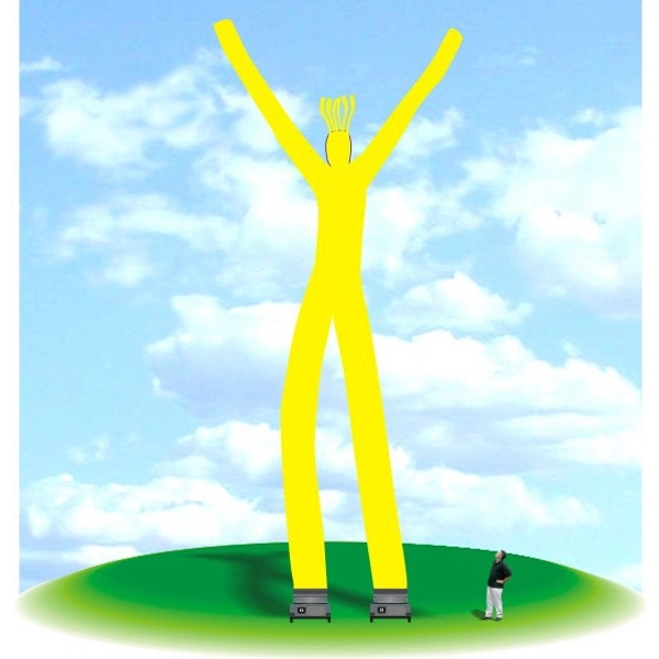 Inflatable 60' tall Fly Guy Tube Air Dancer - Image 8