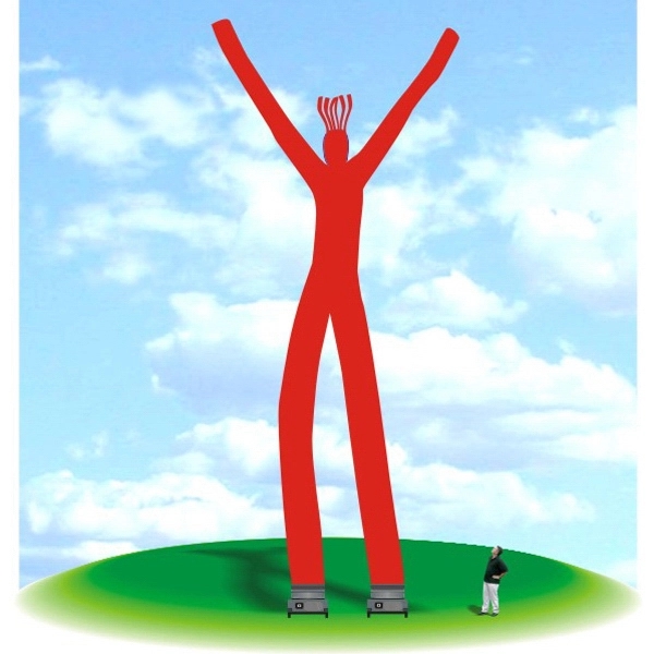 Inflatable 60' tall Fly Guy Tube Air Dancer - Image 13