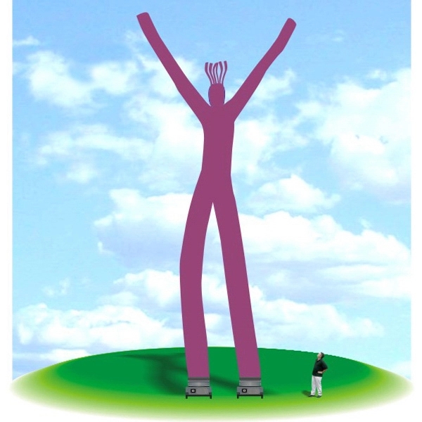 Inflatable 60' tall Fly Guy Tube Air Dancer - Image 14