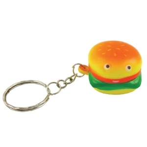 Stress reliever - Hamburger Key Chain