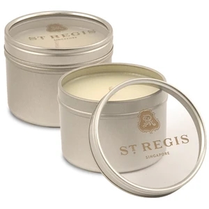 8 oz. Travel Candle - Clear Window Tin Candle - Scented