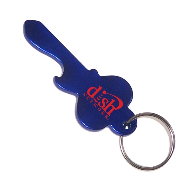 Key shape bottle opener key chain - Image 1