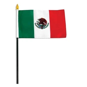 4" x 6" Mexico Flag