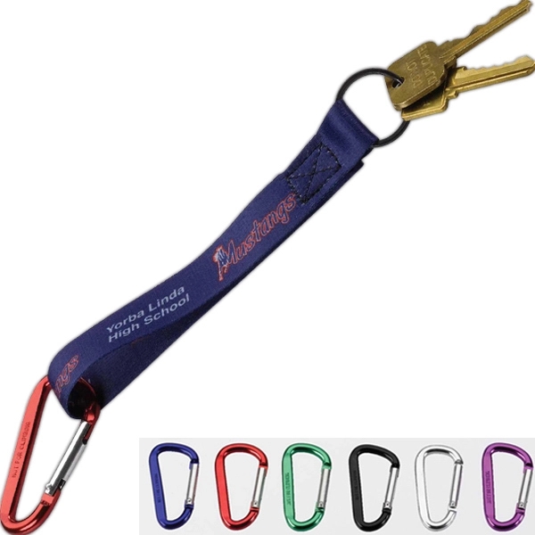 Dye Sublimated Key Chain with Carabiner