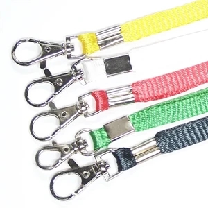 Polyester lanyard with swivel lobster clip