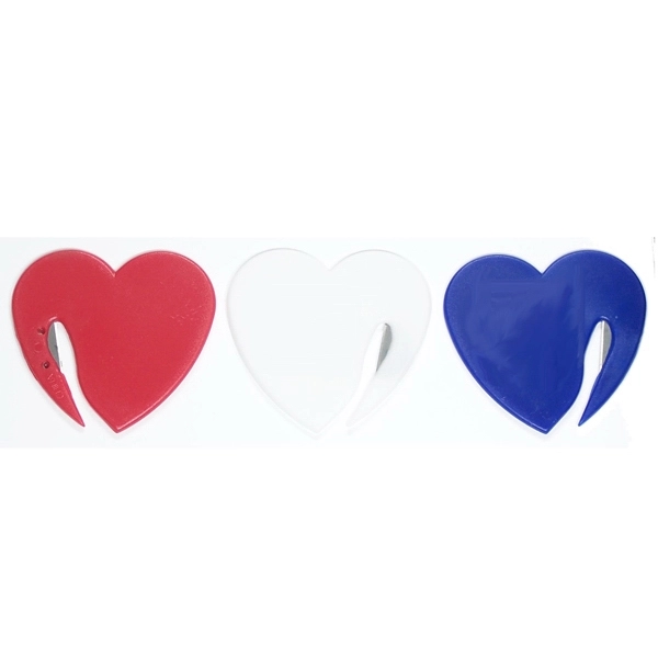 Jumbo size heart shaped letter opener - Image 1