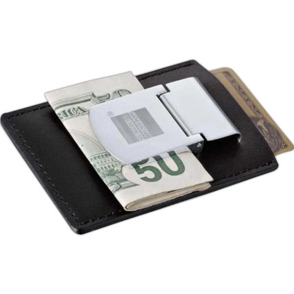 Zippo (R) Spring Loaded Leather Money Clip