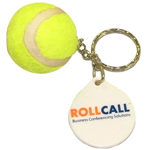 Tennis Ball Sports Keychain