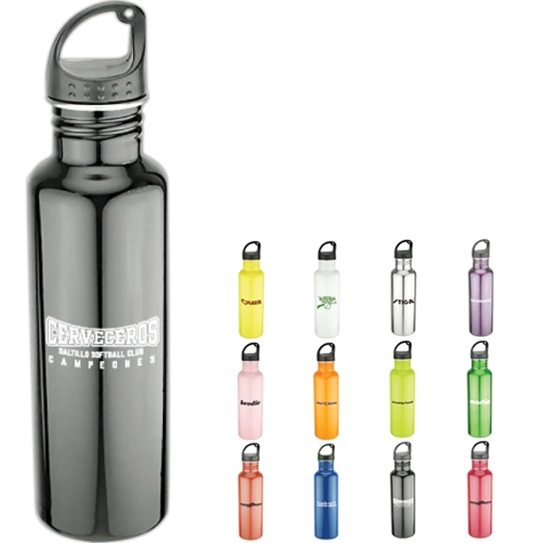 26 oz. Stainless Sports Water Bottle - Image 1