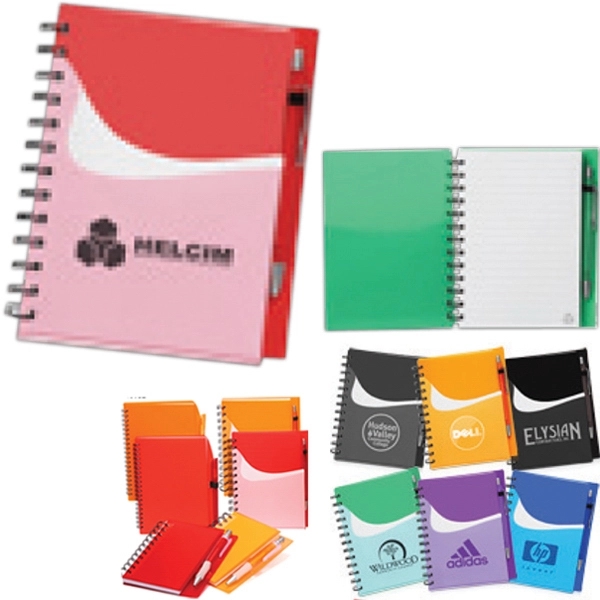 Spiral Notebooks with Front Pocket - Image 1