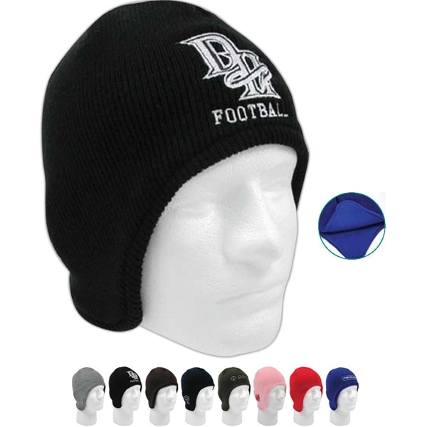 Beanie with flap - Image 1