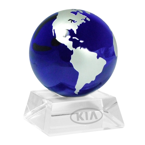 Elegant glass globe paperweight - Image 1