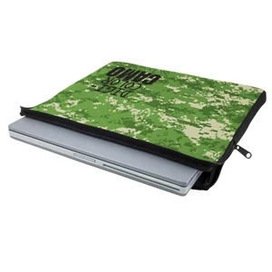Zippered Neoprene Laptop Sleeve - Digi Camo