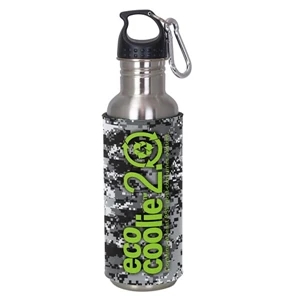 Stainless Steel Bike Bottle with Carabiner