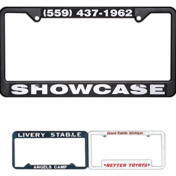 Letter License Plate Frame