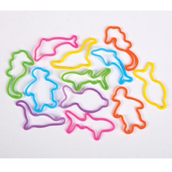 Fun Fashionable Toy Rubber Bands - Ocean Animals - Image 2