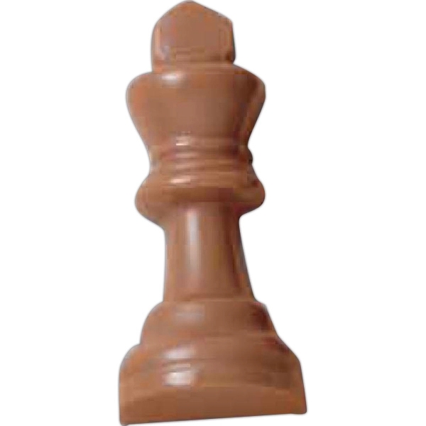 Molded Chocolate Chess King Piece Cello Wrapped - Image 1