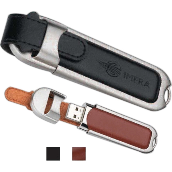 Italia Leather USB flash drive