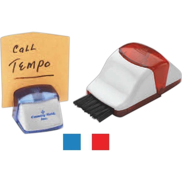 Computer duster note holder