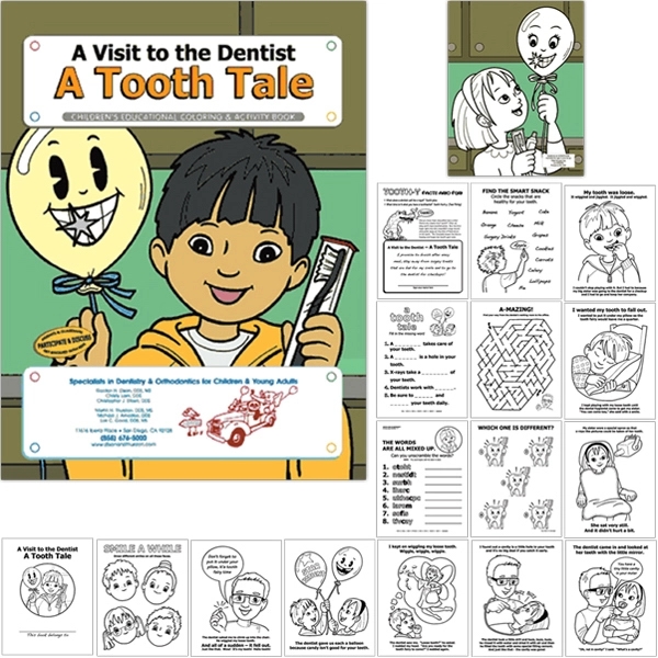 Coloring book- A Visit to the Dentist