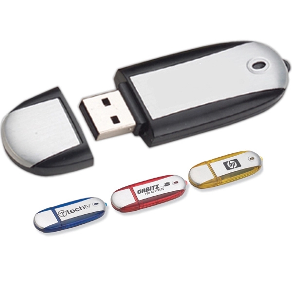 Oval USB flash drive keychain 3.0 SPEED