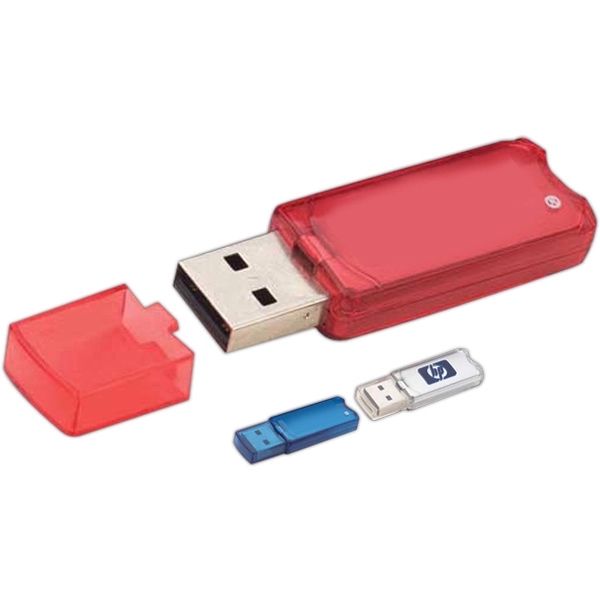 Micro USB flash drive keychain