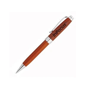 ROSEWOOD COLLECTION MECHANICAL PENCIL W/ SILVER TRIM