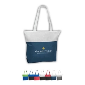 Poly Pro Two-Tone Zippered Tote