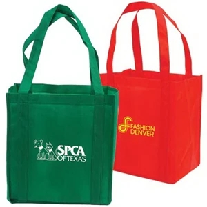 Non-Woven Shopping Tote with Cardboard Bottom