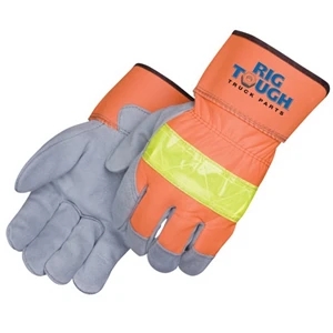 3M Scotchlite Safety Split Leather Work Gloves