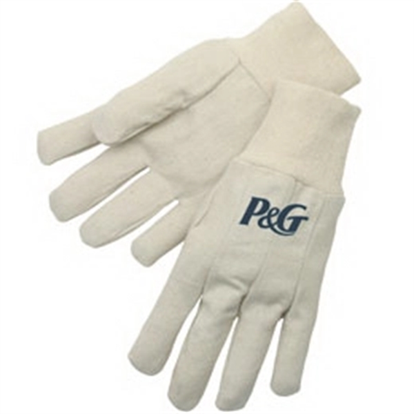 Canvas Gloves with Natural Knit Wrist