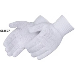 Bleach White Cotton/Polyester Blend Work Gloves